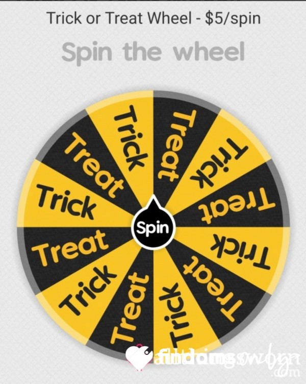 Trick Or Treat Wheel