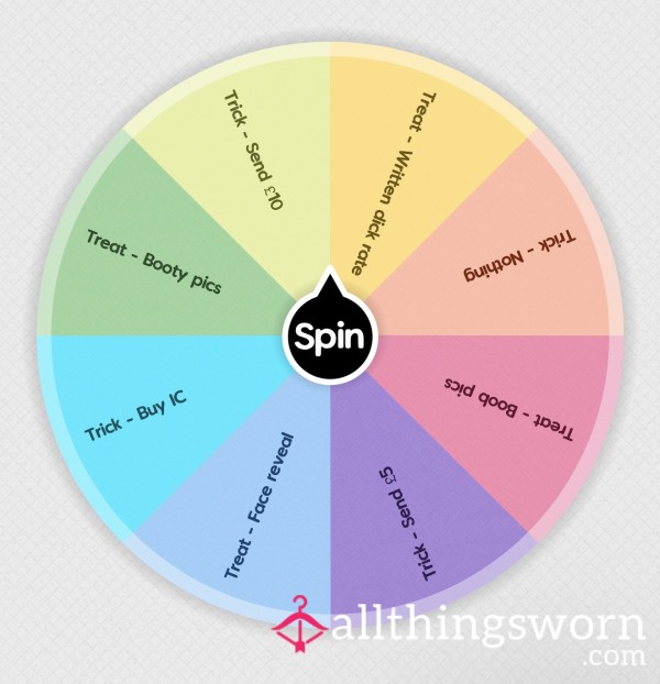 Trick Or Treat Wheel