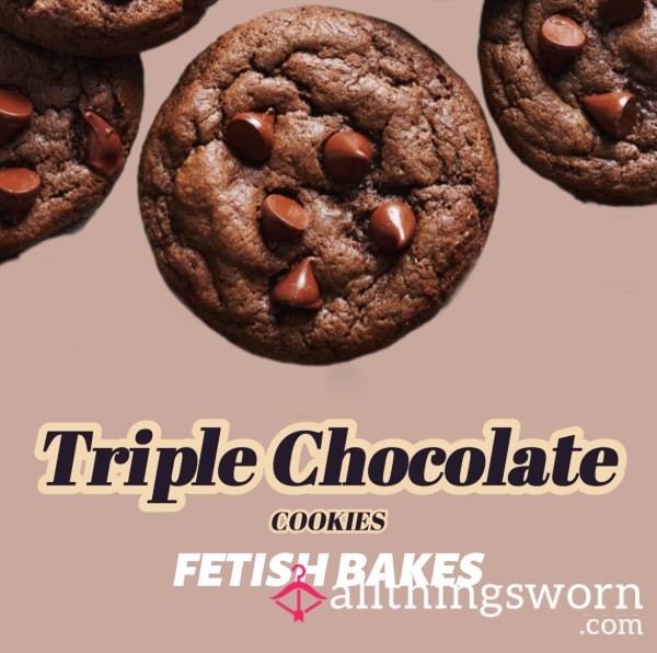 Triple Chocolate Chip Cookies