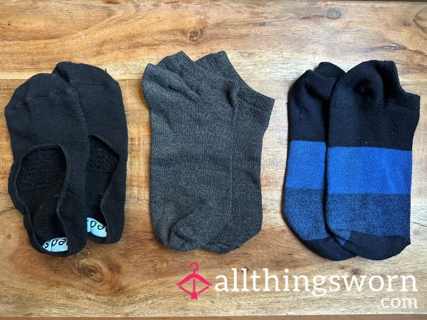 Triple The Temptation 👣 Worn Sock Bundle (3 Pairs)