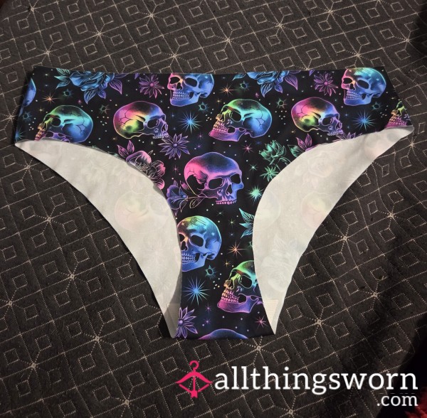 Trippy Skull Seamless Fullback Panty
