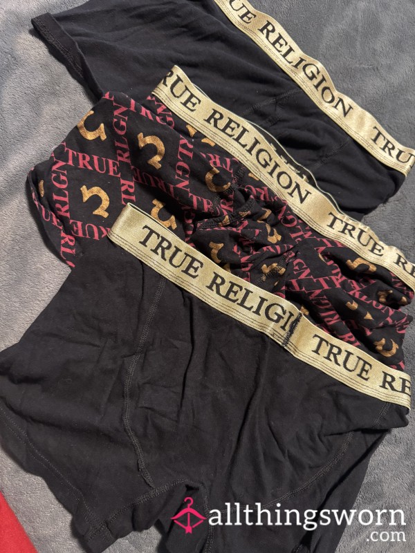 True Religion Black Boxers 🖤