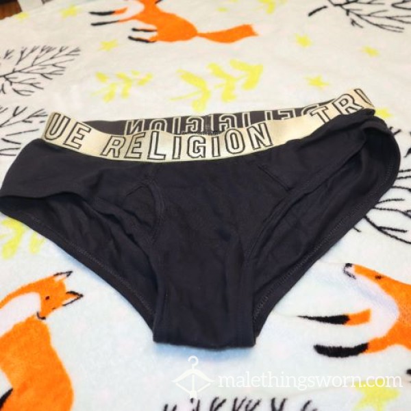 True Religion Black Briefs