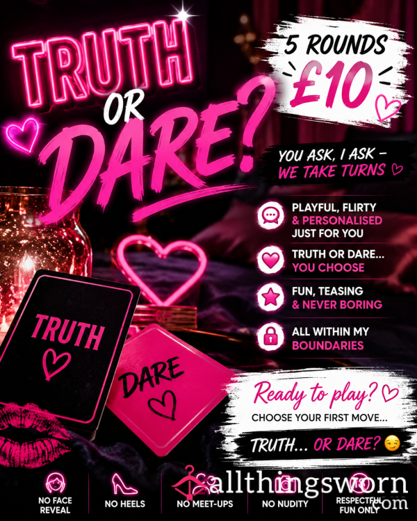 💕 Truth Or Dare. 5 Questions 💕