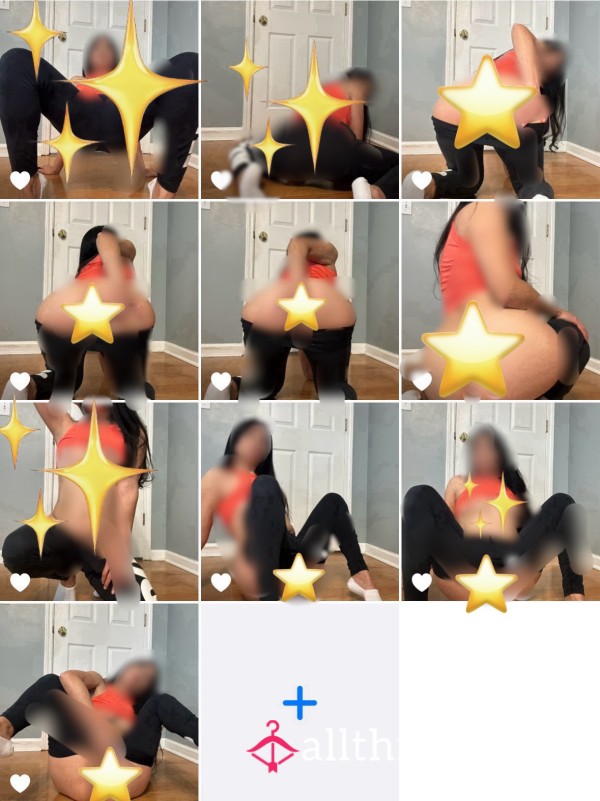 Trying My Leggings On Then Oops. Accidentally Showed My Pu**y And A**hole ☺️