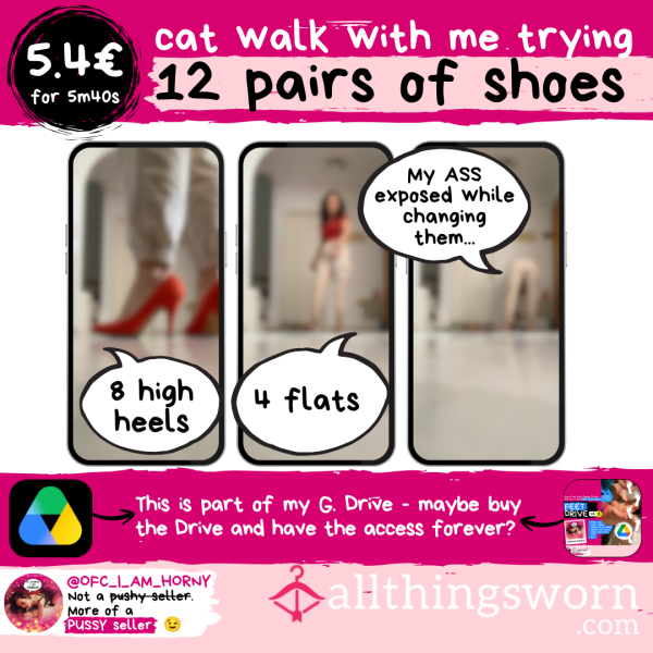 Trying Out My New 12 Pairs Of Shoes (Cat Walk Style)