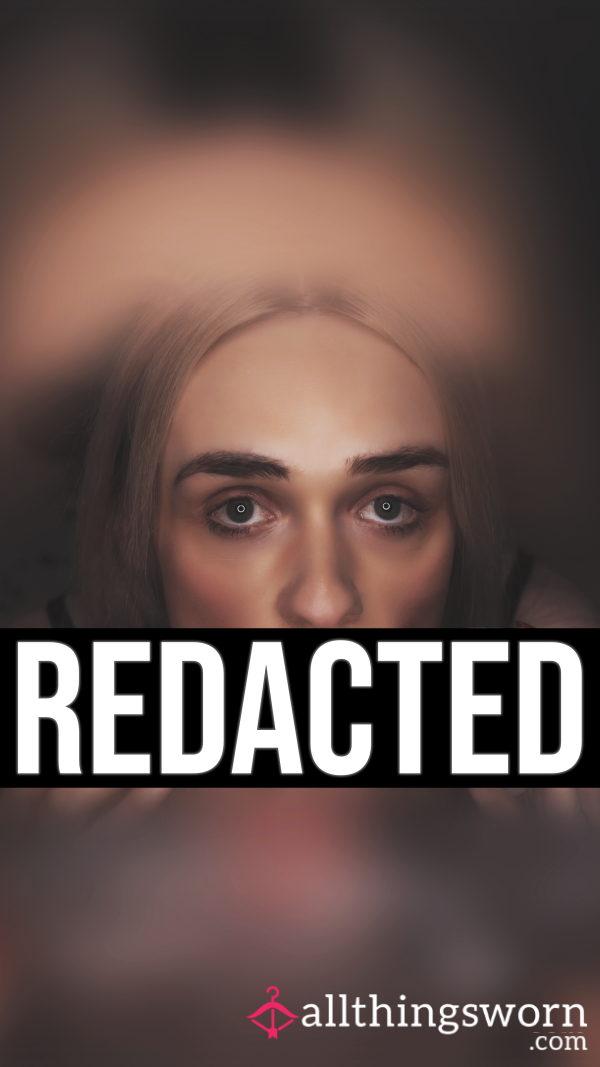 TS Xstrogen Deep Throats A Di**o With Red Nails