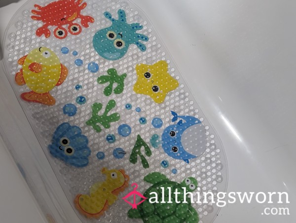 Tub Time Tease My Slippery Little Bath Mat 🛀💕