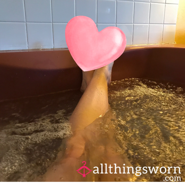 Tubby Feet! Look At My Cute Little Toes Sticking Out Of These Hot Baths
