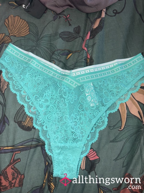 Turquoise Lace Panties