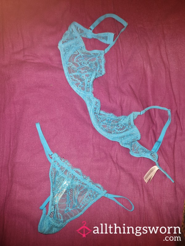 Turquoise Lingerie Set