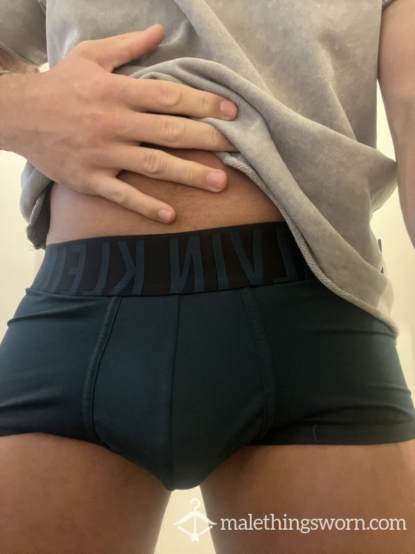 Turquoise Microfibre Intense Power Calvin Klein Boxers