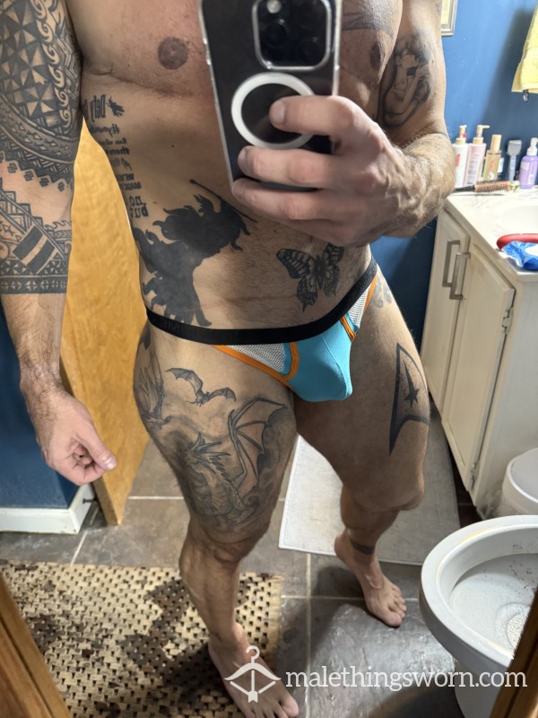 Turquoise Thong