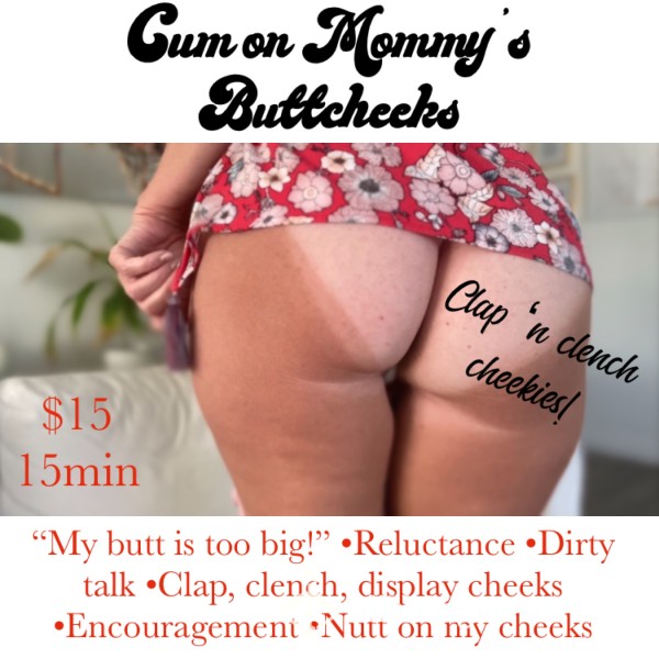 ⚠️TW! C*m On Mommy’s Bu*tcheeks