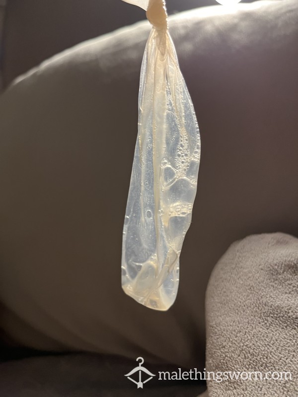 Twink-soaked Condom + Video
