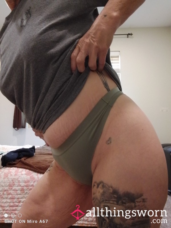 Two Day Old Sage Green Thong