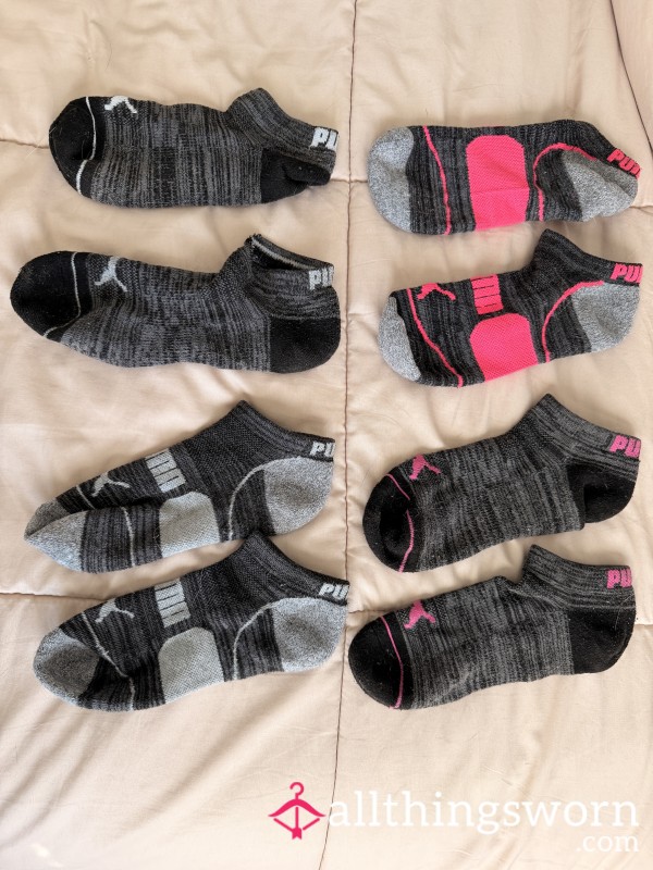 Two Day Worn Socks - Sweaty At Gym And Work