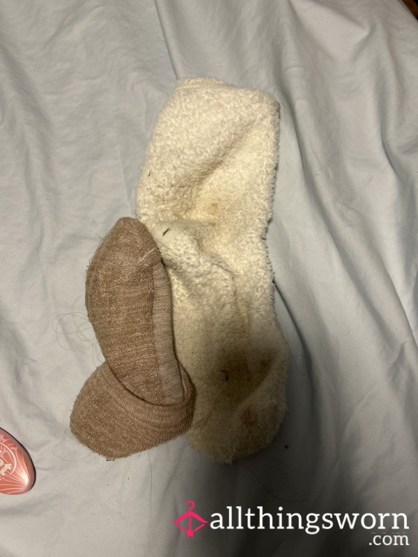 Two Pair Of Used Socks