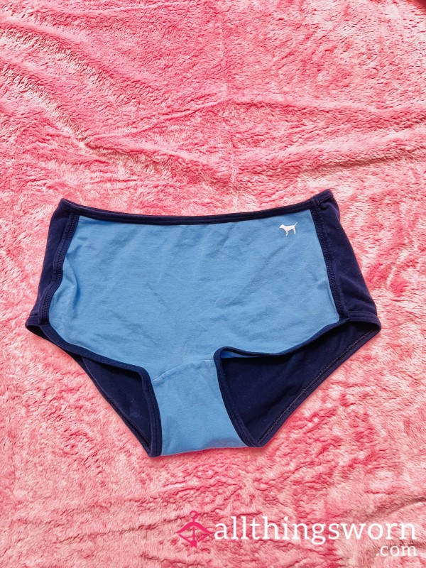 Two-tone Blue Fullback Comfy Panty