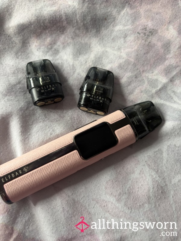 Three Used Elfbar Pods