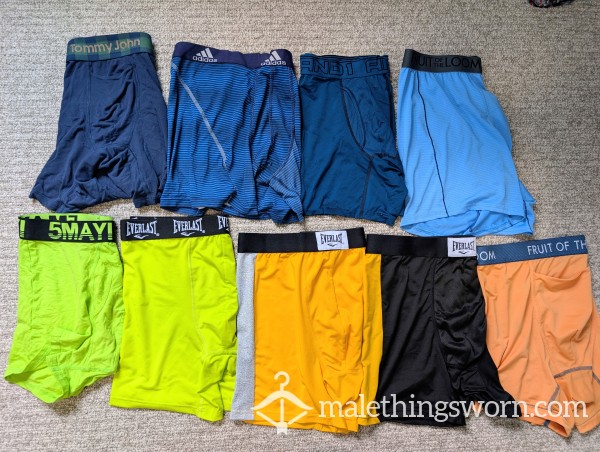 U Pick Boxer Briefs (3 Days Wear, 16 Options, Brighter Colors)