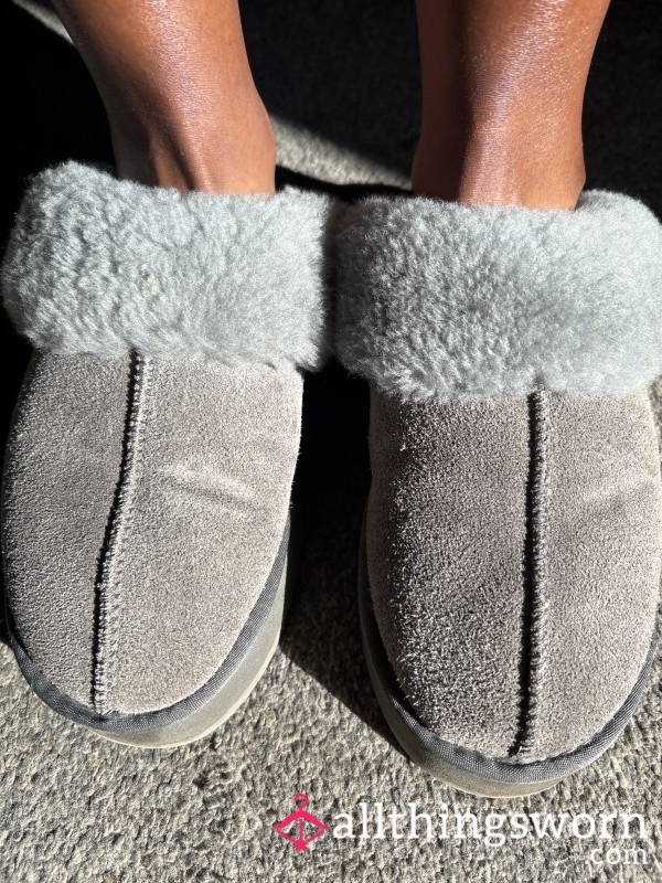 Ugg Grey Slippers.