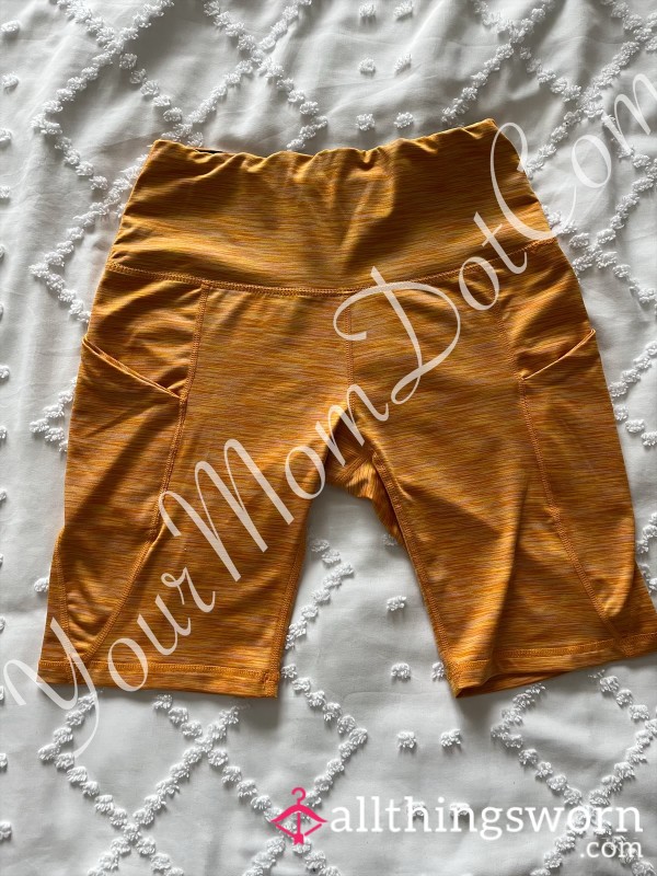 🩳 Ugly Dehydrated 🍋-colored Biker Shorts