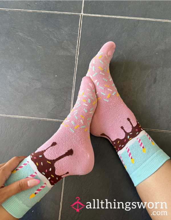 UK 3.5 Birthday Socks From A Petite Asian Domme
