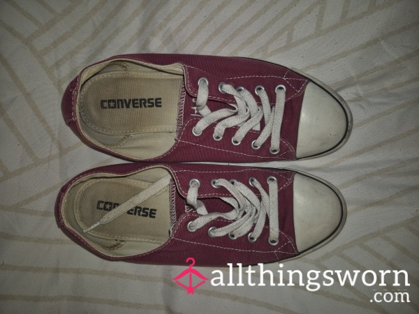 SOLD UK Size 5 Trashed Converse