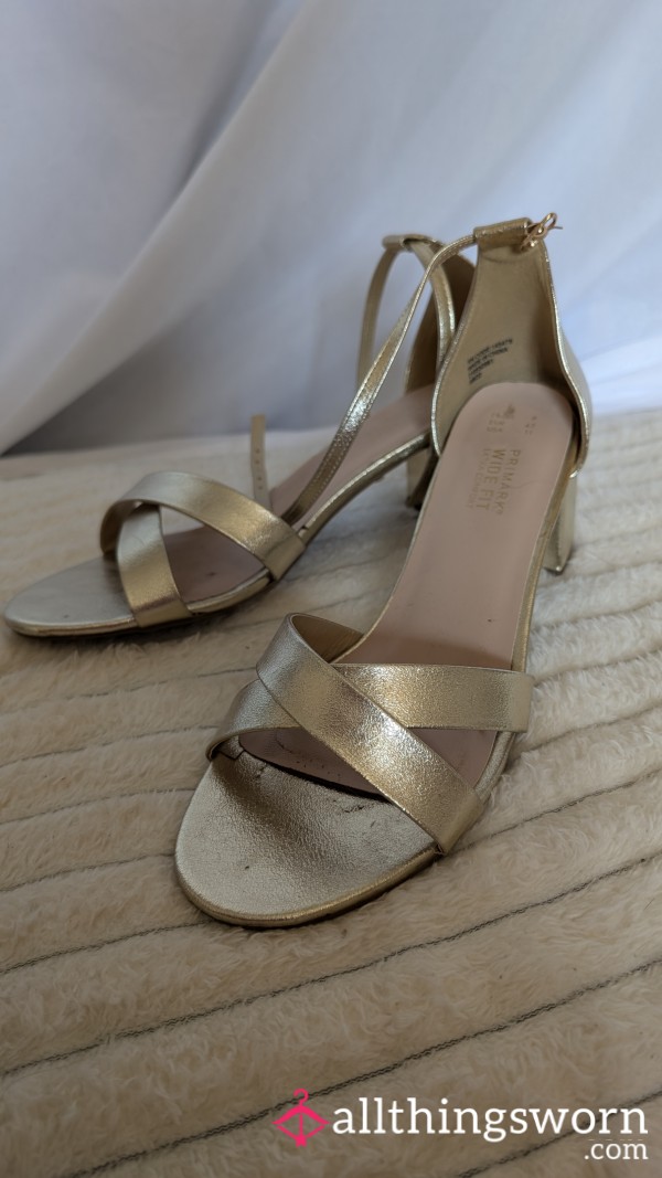 UK9 - Females, Chunky Short Heel, Sandals