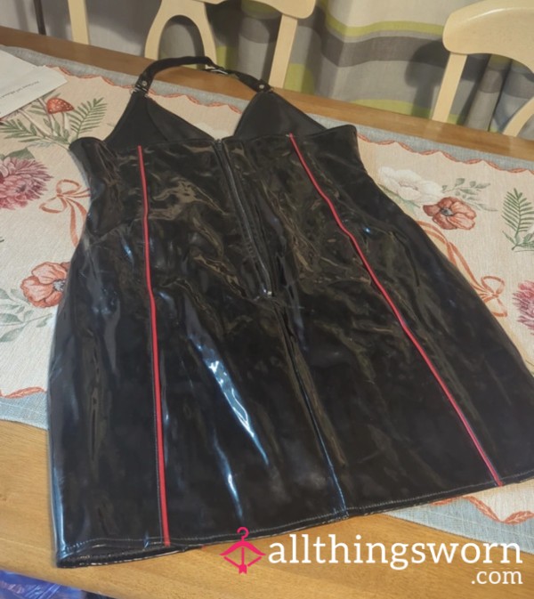 ULTIMATE Whore Sissy Dress Latex PVC XXL 🖤🖤🖤