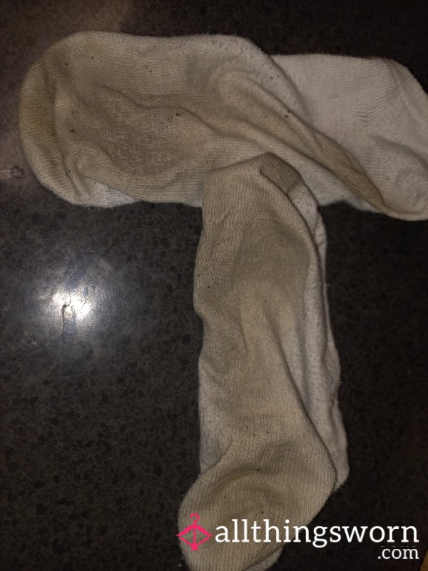 Ultra Worn Trainer Socks I've Had These On For 6 Days They Stink To High Heaven