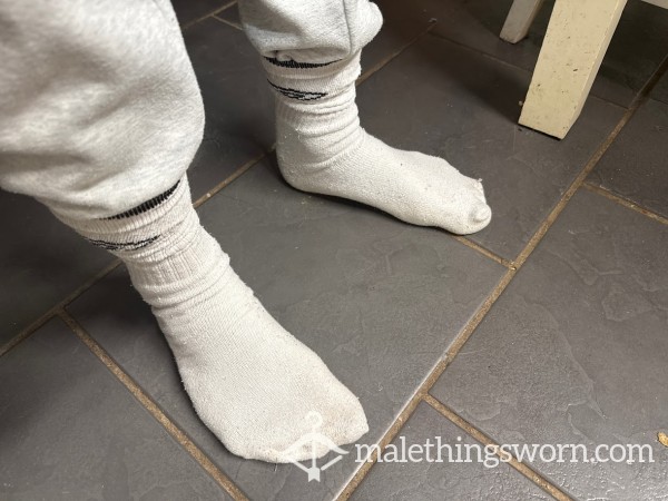 Umbro White Socks - Brickie Tradie Chav Worn