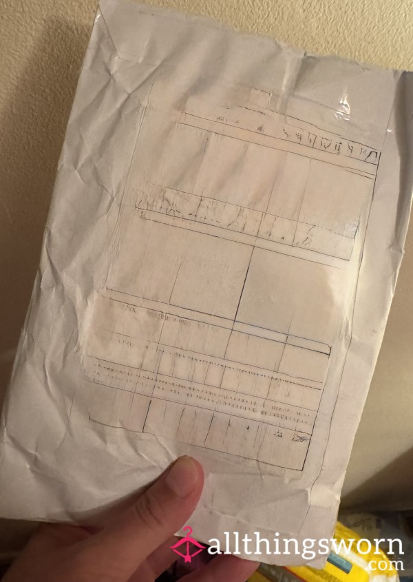 Uncollected Parcel Contains Panties And Thongs