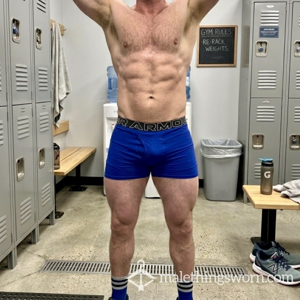Under Armour Blue Trunks