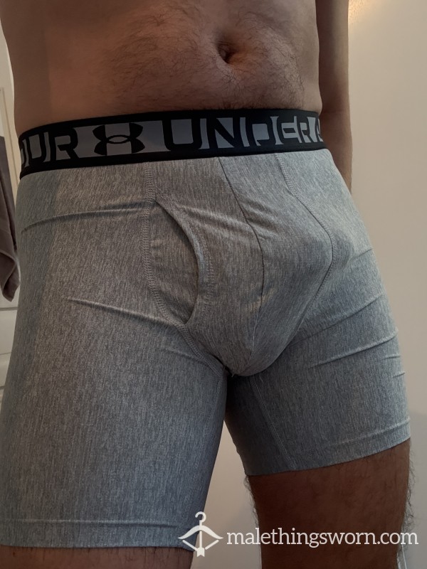 Under Armour Briefs, Grey - Medium