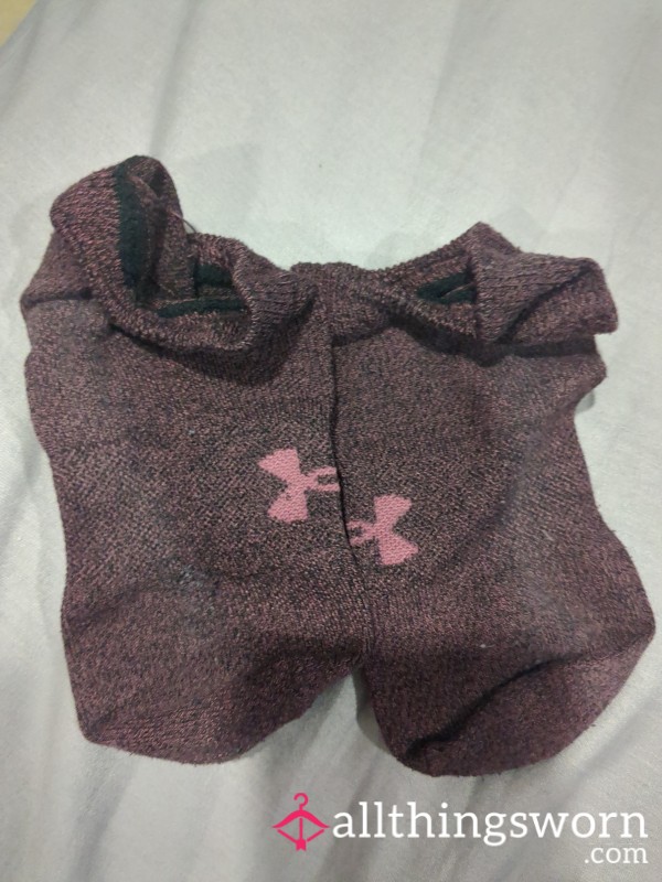 Under Armour Socks Maroon Ish