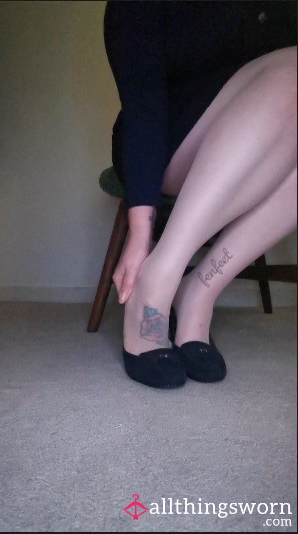 Under Desk Shoe Dangle
