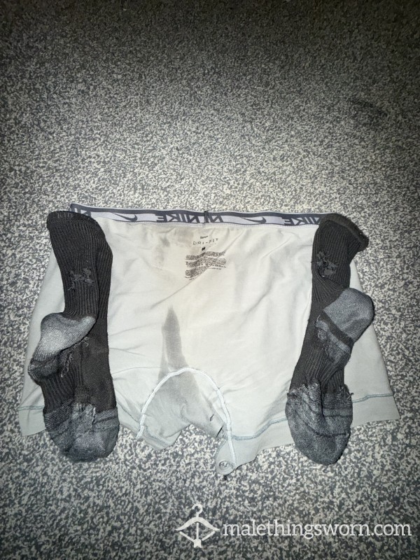 Underwear/Socks After A 5 Mile Run💦