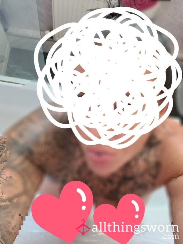 Unedited Set Of 3 Shower Pics With Face.