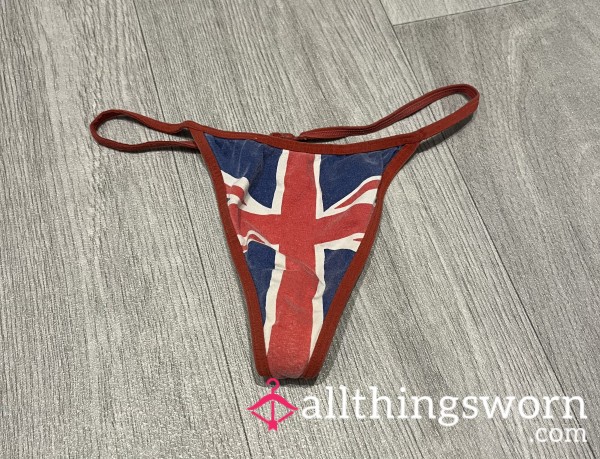Union Jack Well Worn G String UK10