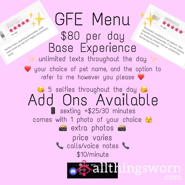 ✨ Unlimited Girlfriend Experience ✨