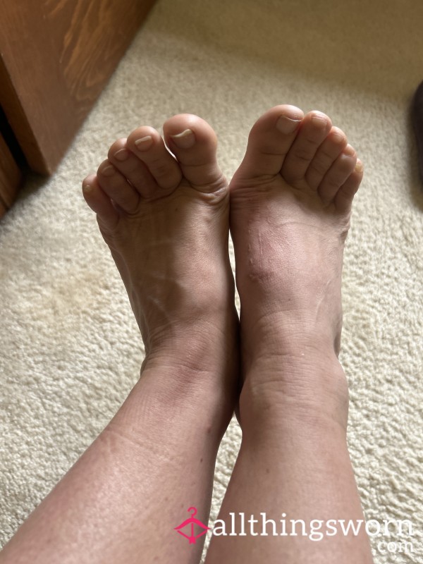 Unpolished Bare Feet