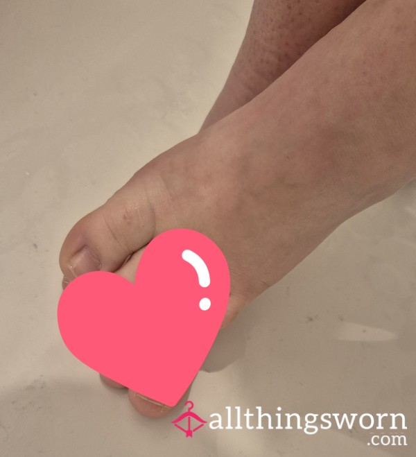 Unpolished Feet Get Wet