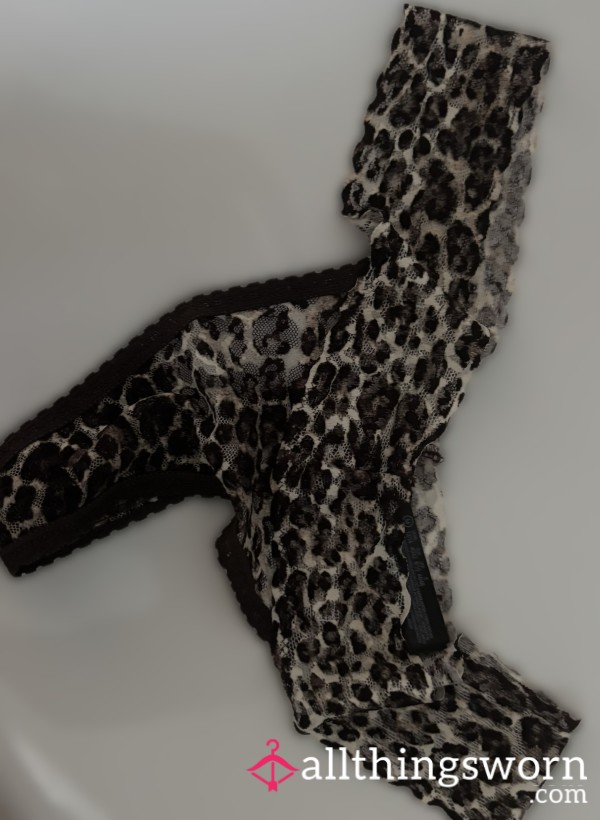 Untamed Heat – Leopard Thong, Soaked In Scent