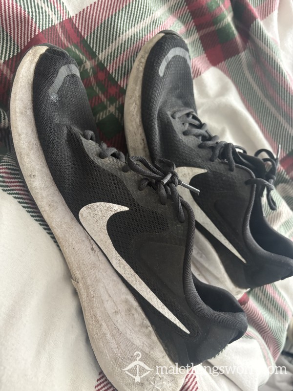 Unwashed Nike Sport Trainers, Excessively Worn For Exercising Size 11