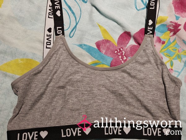 Unwashed Worn Bed Bra