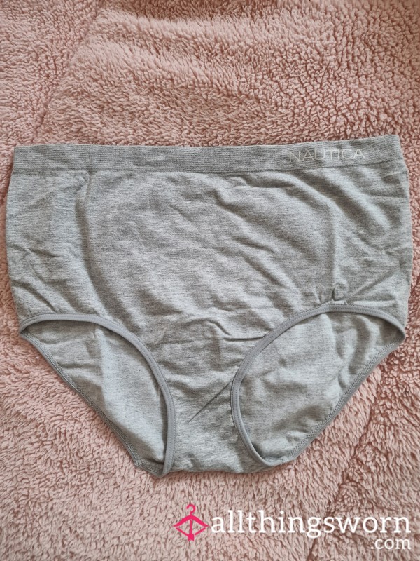 Unworn Grey Nautica Brand Panties Size 2x