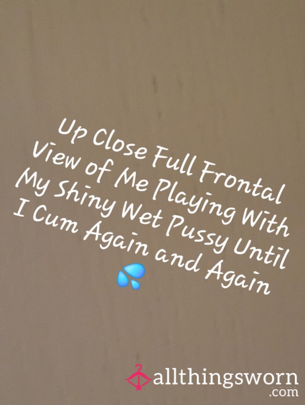 Up Close And Personal With My Tight Soaking Wet Pu**y While In C*mming 💦💦💦