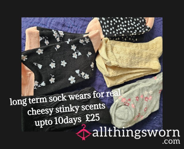 Upto 10days Sweaty/stinky Worn Socks.. Ripe & Nose Ready!